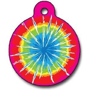  Red Tie Dye   Custom Pet ID Tag for Cats and Dogs   Dog 