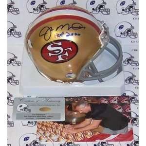  Joe Montana Hand Signed San Francisco 49ers Mini Helmet 