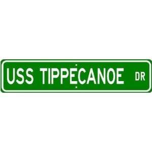  USS TIPPECANOE AO 199 Street Sign   Navy Sports 