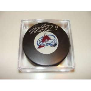 Matt Duchene Signed Hockey Puck   NHL COA   Autographed NHL Pucks 