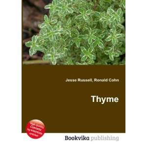  Thyme Ronald Cohn Jesse Russell Books