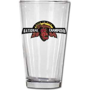  USC Trojans 2004 BCS National Champions Mixing Glass 