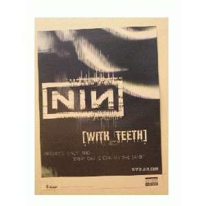 Nine Inch Nails Poster With Teeth NIN N.I.N. Everything 