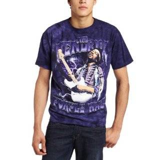 Liquid Blue Young Mens Jimi Hendrix Purple Haze T Shirt