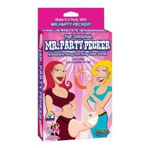 Bundle Mr Party Pecker Inflatable Ring Toss and Aloe Cadabra Organic 