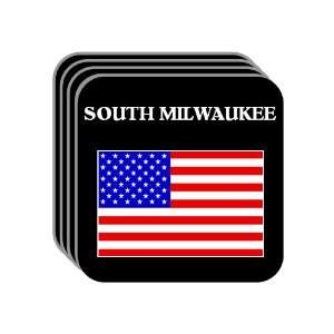  US Flag   South Milwaukee, Wisconsin (WI) Set of 4 Mini 