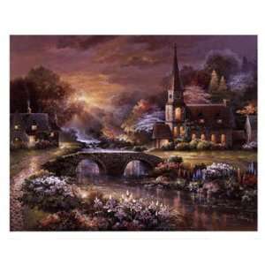  James Lee Peaceful Reflections 30x24 Poster Print