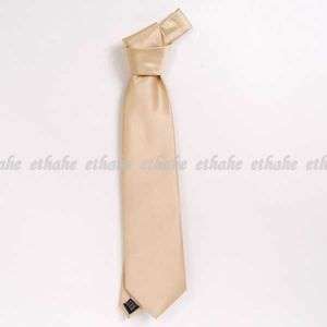 Mens Suit Neck Tie Necktie Neckwear Solid Apricot 1L0M  