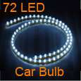 Blue 48 LED Bulb Knight Rider Strip Car Light+Control  