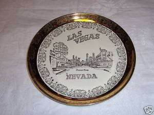 Las Vegas Nevada 22K Crest O Gold Sabin Collector Plate  