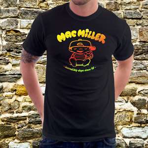 MAC MILLER Incredibly Dope Cartoon Parody T Shirt A6b  