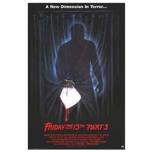  Friday the 13th Part III Movie Poster, 24 x 36 (1982 