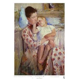  and Child Finest LAMINATED Print Mary Cassatt 16x23