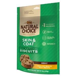 Natural Choice Dog All Natural Healthy Skin and Coat Biscuits, 16 
