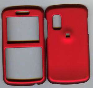 Hard Case Cover Samsung Magnet A257 A177 AT&T Red Rubberized  