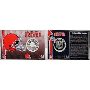  Cleveland Browns Team History Coin Card