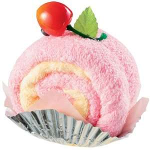  Strawberry Cut Roll Towel Cake with Magnet (Set of 9 