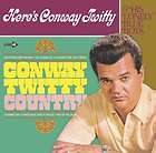 CONWAY TWITTY  LONELY BLUE BOY  VG+/VG Mono 1960 LP  MGM E 3818
