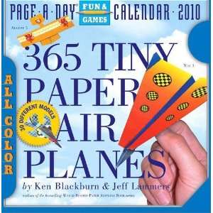   Paper Airplanes Page A Day 2010 Daily Boxed Calendar