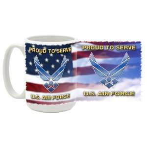  Air Force Proud To Serve Coffee Mug