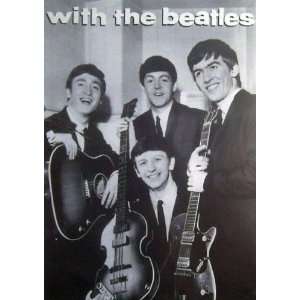  The Beatles With the Beatles Black & White Music Poster 