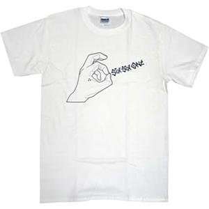  SixSixOne Gang Sign T Shirt   Large/White Automotive