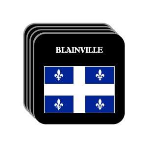 Quebec   BLAINVILLE Set of 4 Mini Mousepad Coasters