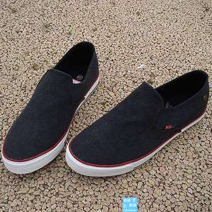  canvas casual shoes campus wind students lazy shoes black JX7110 US