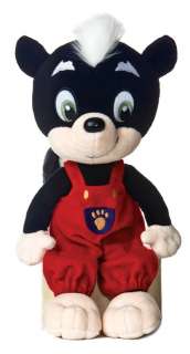 Wild Animal Baby Explorers Sammy Skunk Plush Toy NEW  