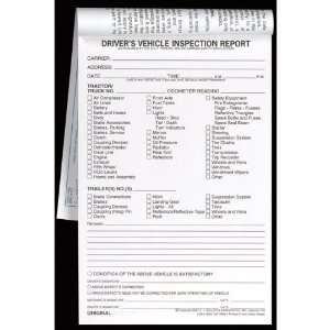  Vehicle Inspection Report / Drivers Checklist
