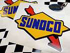 SUNOCO RACE FUELS Old Style Rally Indy Hot Rod Car Stickers Decals 2 