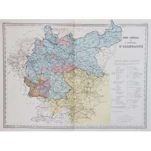  Huot Map of the German Empire (1867)