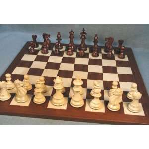   Royal style Mahogany/Maple Board 2.2 inch Square Toys & Games