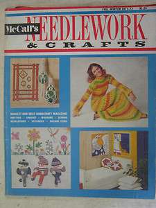 1971 72 Fall & Winter McCalls Needlework & Crafts magazine; McCalls 