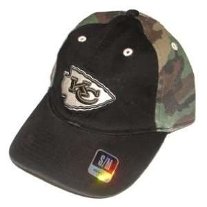  Kansas City Chiefs Reebok Hat Cap Camouflage Flexfit (S/M 