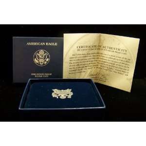  2007 W Proof American Silver Eagle with box and COA 