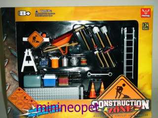 CONSTRUCTION ZONE HOBBY GRADE DISPLAY ACCESSORIES 1/24  