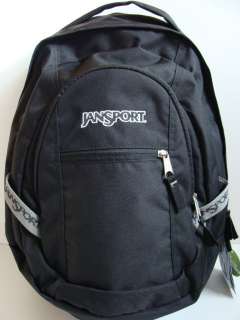 NWT JANSPORT Trinity Black Laptop Backpack Book Bag NEW  