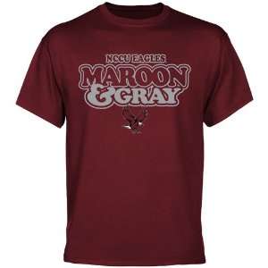 North Carolina Central Eagles Our Colors T Shirt   Maroon  