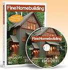 Fine Homebuilding Magazine Archive 1981 2011 DVD ROM 224 issues Free 