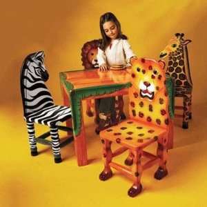  Zebra Chair/Handmade Safari Table or Chairs Toys & Games