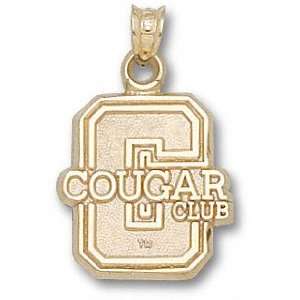 College of Charleston Cougars Solid 10K Gold C Cougar Club Pendant 