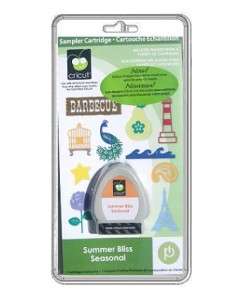 CRICUT   Summer Bliss Seasonal   Sampler Cartridge EXCLUSIVE 