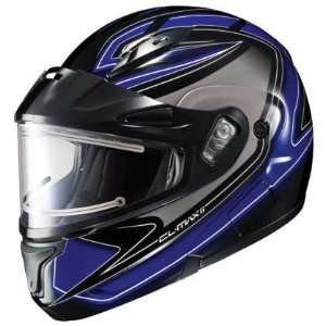 HJC CL Max 2 Zader Modular Snow Helmet With Electric Shield MC 2 Blue 