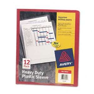  o Avery o   Heavy Duty Plastic Sleeves, Letter 