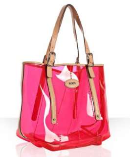 Tods red gummy G Bag medium shopping tote  