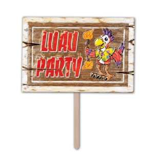    Luau Party 3 D Art Form Yard Sign Case Pack 42