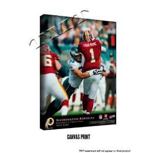   Redskins Personalized Quarterback Action Print
