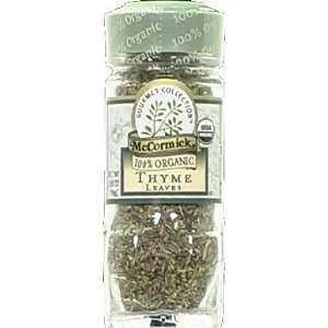 McCormick Gourmet Collection Organic Thyme Leaves   3 Pack