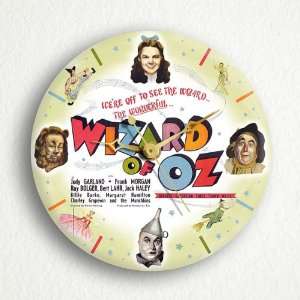  Wizard of Oz Movie 6 Silent Wall Clock (Includes Desk 
